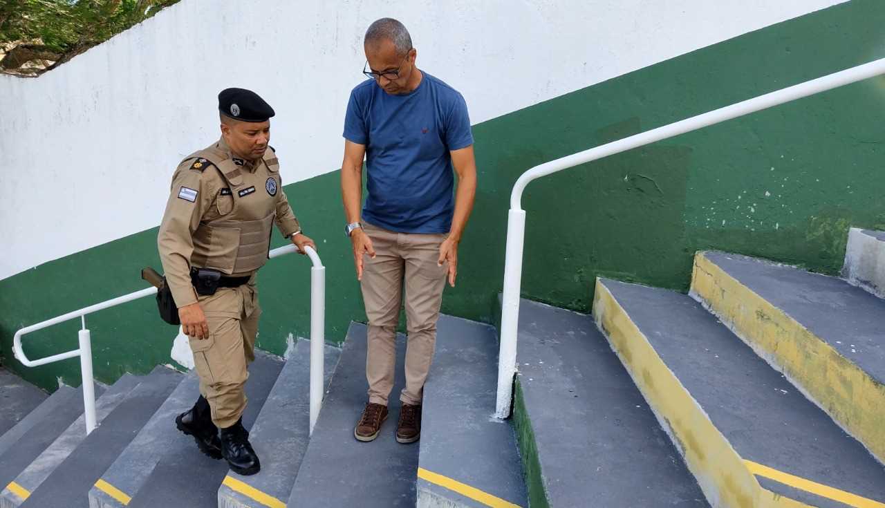 Camacã: Polícia Militar faz vistorias no Estádio Ribeirão

